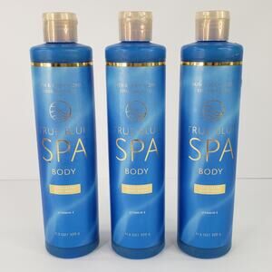 Set of 3 Bath & Body Works True Blue Spa Exfoliating Body Wash 11.3oz Shower Gel